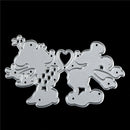 Vivid Two Mouse Metal Cutting Dies Stencils Cards Photo Album Decorative JR