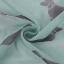 Sausage Dachshund Dog Animal Ladies Scarf Shawl Soft Feel 180 x 90cm Green