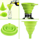 5pcs Kitchen Home Household Mini Food Grade Silicone Folding Telescopic  TOJ