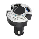 Car Bluetooth 5.0 Transmitter Charger TF Card Audio Kit with Display BT17