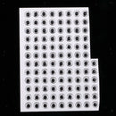 100Pcs Holographic Fish Eyes and 10Pcs DIY Fishing Lure Adhesive Tape