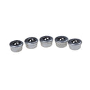 5pcs Dia 8mm Sliver Ball Metal Transfer Bearing Unit Conveyor Roller Wheels TM&