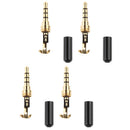4pcs 3.5mm Male Jack Stereo Audio Adapter Converter for headphone Headset Repair