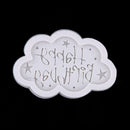 Happy Birthday Cloud Silicone Mold Fondant Cake Chocolate E4Z5 Moul Baking L8R8