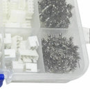 250 pcs/lot kit 2.54mm XH2.54 2p 3p 4 pin Connector plug + straight needle  Z6Q1