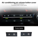 1 Pair Car Heater Climate Control Switch Fan Button Cap Covers for BMW F10 SN9F