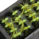 32pcs/box Hand-tied Fly Fishing Flies Sinking Wet Flies for Bass Salmon Carp