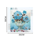 30 x 30cm Square Embroidery Cross Stitch DIY Flower Vase Diamond Painting Decor