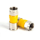 10pcs RG6 F Type Compression 2.8cm Snap Seal Plug Connector  Waterproof  OZ
