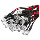 20CM 12V Wired For Light Emitting Diode Wiring LED Lot Size: 5mm Flat Top C I8R9