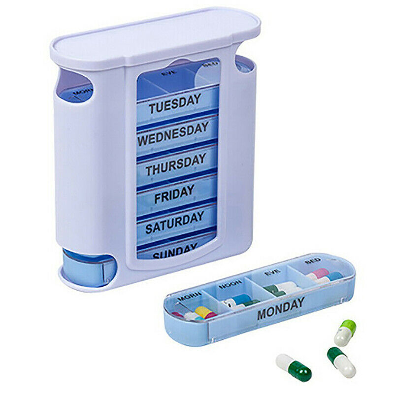 7 Days pill wallet box medicine tablet storage box storage travel dispenser FT