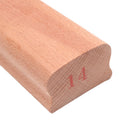 Wooden Radius Sanding Block w/ Black Guitar Abrasive Paper Luthier Tool 14