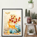 5D DIY Full Drill Diamond Painting Elk Embroidery Mosaic Craft Kit (QF065)