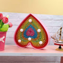DIY LED Diamond Painting Heart Embroidery Full Special Shaped Drill Light