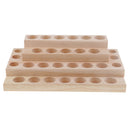 4 Tiers Wood Essential Oils Rack Holder Display Shelf Wooden Storage Case Box