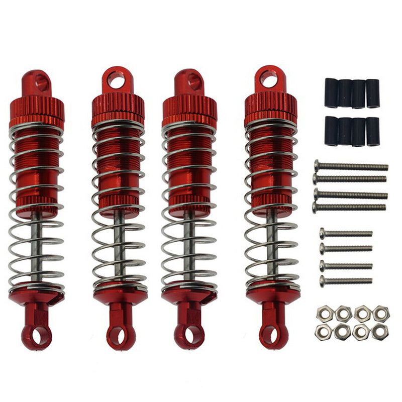 8Pcs Front Metal Rear Shock Absorber Sets for WPL C14 C24 MN D90 MN45 HS 18301