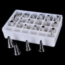 24pcs Confectionery Packing DIY Stainless Steel Icing Piping Nozzles Pastry T %o