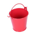 10Pcs Mini Buckets Candy Favours Pails Buckets Gifts,Red