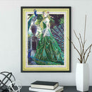 5D DIY Special Shaped Diamond Painting Girl Cross Stitch Mosaic Craft Kits