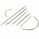 7 Hand Repair Upholstery Glove Carpet Leather Curved Needles Set Canvas Sew R4F8