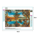 5D DIY Full Drill Diamond Painting Scenery Cross Stitch Embroidery Mosaic