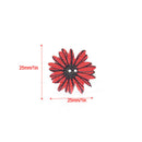 50pcs Flower Series Wood Buttons Sewing Scrapbooking  DIY Clothing Wooden DecFT