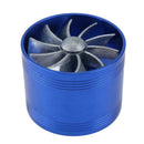 Car Refitting Turbine Turbo Charger Air Intake Gas Fuel Saver Fan Vent