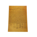 the united states declaration of independence retro poster wall Ew