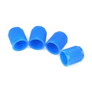 100pcs Car Truck Bike Tire Wheel Air Valve Stem Caps Dust Covers (Blue)