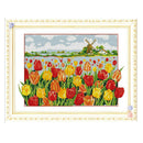 Flower - Stamped Cross Stitch Kits Pre-Printed Pattern 11CT Aida Cloth