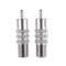 2PCS F-Type F Female to RCA Male Plug RF Coaxial Coax Adapter Connectorã€ LJ