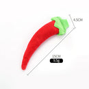 Cute Pet Vegetable Shaped Teeth Grinding Toys Cat Plush Chewing Bite Toys A