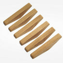 Natural Wood Clothes Hanger Wall Mounted Coat Key Holder Hat Scarf HandbagB Hn