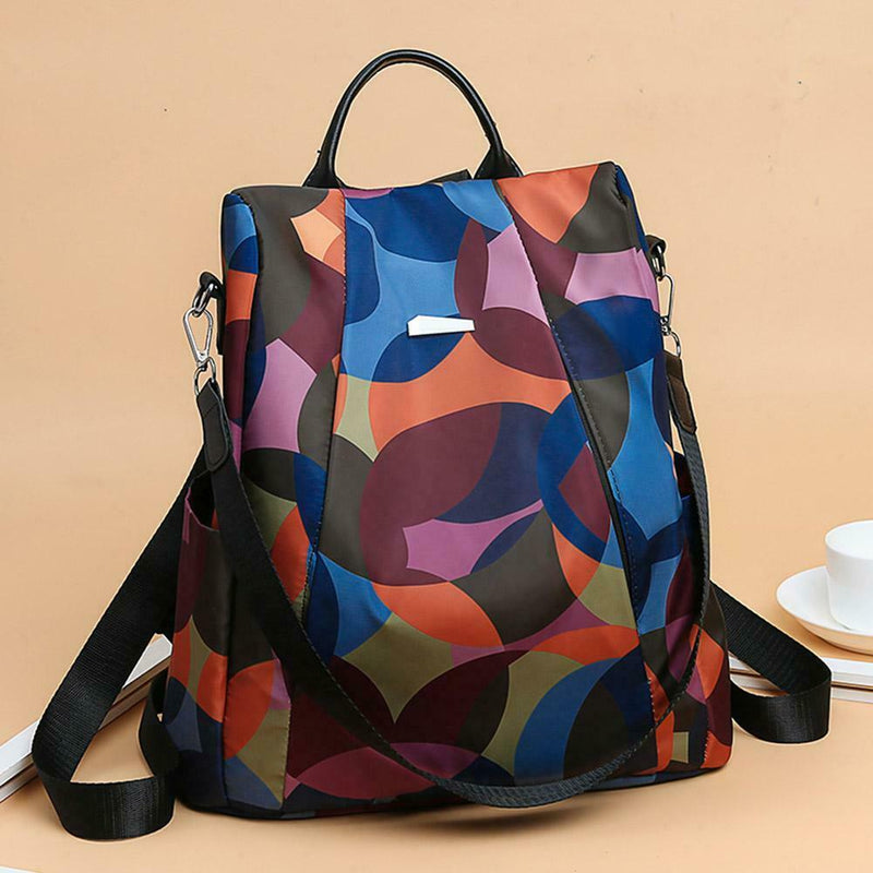 Women Anti-theft Waterproof Oxford Backpack Travel Rucksack Shoulder Tote Bags