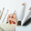 Automatic Pen Cute Black and White Dots Plastic Mechanical Pencil 0.5mm X8F0