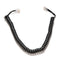 1PC 6.5FT Black Telephone Handset Phone Extension Cord Curly Coil Line Cable AME