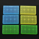 6pcs (Blue, Green, Yellow) Battery Storage Case for 18650 or CR123A Battery