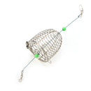 Hot Small Bait Cage Fishing Trap Basket Feeder Holder Stainless Steel WireBRY*TO