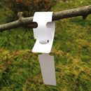 200 Pcs White Plastic Plant Tree Tags Nursery Garden Lables 2x20cm Wrap Aro J6N7