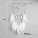 White Moonlight Dream catcher Pendant wall hanging for home/garden/wedding