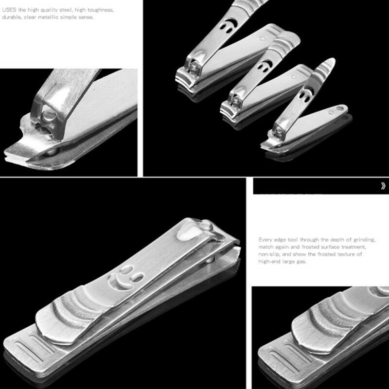 12x Nail Care Cutter Grooming Kit Set Cuticle Clippers Pedicure Manicure Utensil