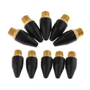 10pcs Rubbe Air Conical Blowgun Tips Set with 1/8'' MPT Brass Air Inlet