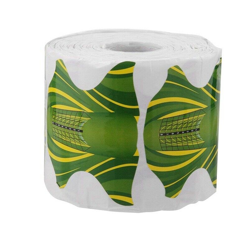 500 pcs Nail Art Acrylic Tip Gel Guide Extension nail style tools Curl form Q5F7