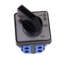Latching 4 Terminal On-Off-On 3 Position Rotary Changeover Cam Switch ME