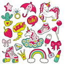 clothes patches heat transfer stickers diy printing iron on appliques BX
