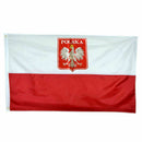 3X5 FEET POLAND FLAG POLISH FLAGS LARGE BANNER WHITE . EAGLE Europe A5B5 O3V6