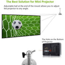 21.5cm Universal Aluminum Projector Bracket for Projector for Ceiling or Wa