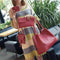 4Pcs Women Handbags Purse Shoulder Bags Casual Tassel Tote Bags(Red) K3K4