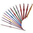 14pcs Crochet Needle Knitting Wool from 2mm to 10mm Aluminium Knit Crochet