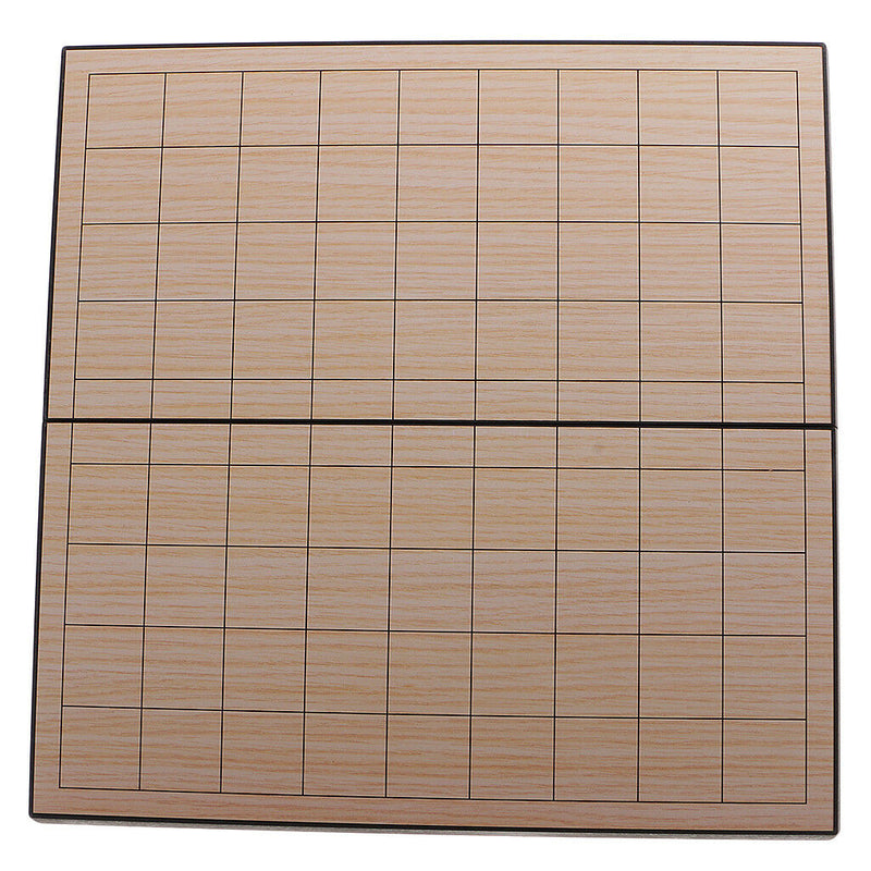 Portable Japanese Chess Game Set Shogi with Folding Magnetic Checkerboard